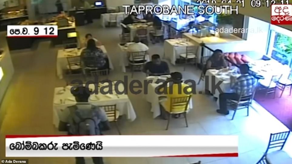 Σρι Λάνκα: Νέο βίντεο σοκ - Ο τρομοκράτης στο εστιατόριο του ξενοδοχείου, λίγες στιγμές πριν σκορπίσει τον θάνατο!