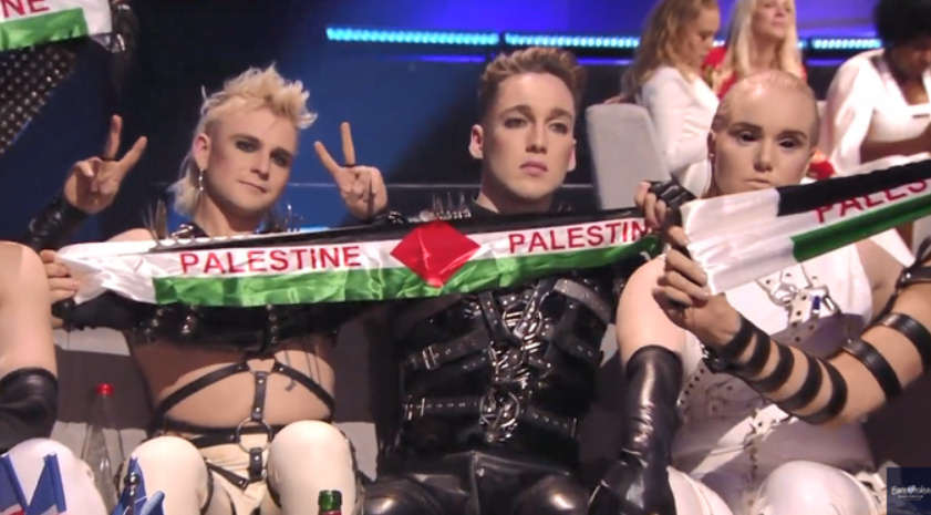 (Video) Η σημαία της Παλαιστίνης μεγάλη νικήτρια της Eurovision