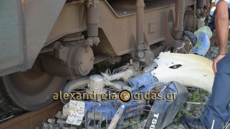Ημαθία: Νεκρός 52χρονος οδηγός μηχανής που παρασύρθηκε από τρένο