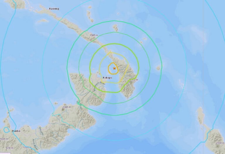 Άρση της προειδοποίησης για τσουνάμι στην Παπούα Νέα Γουινέα