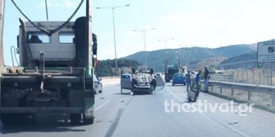 Ατύχημα στον Περιφερειακό Θεσσαλονίκης!