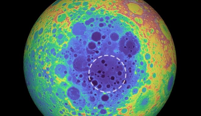 Τεράστια μεταλλική μάζα εντοπίσθηκε κάτω από τη σκοτεινή πλευρά της Σελήνης