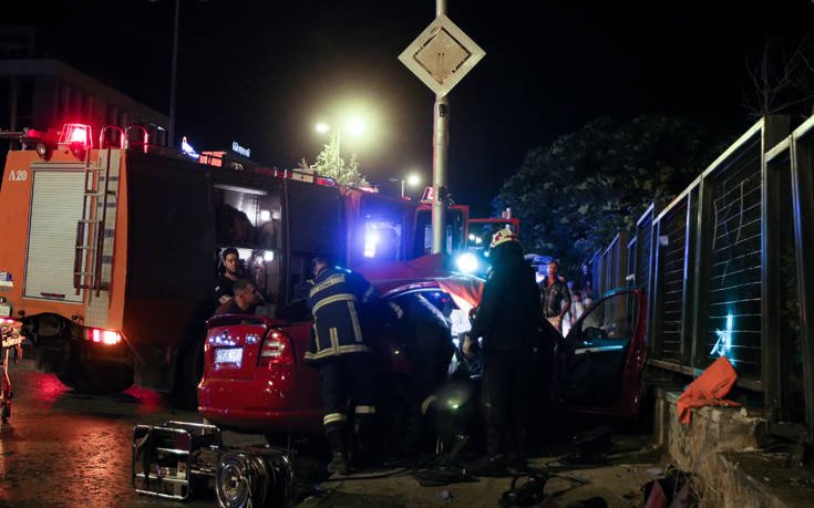 Τροχαίο ατύχημα με τρεις τραυματίες στο Μαρούσι