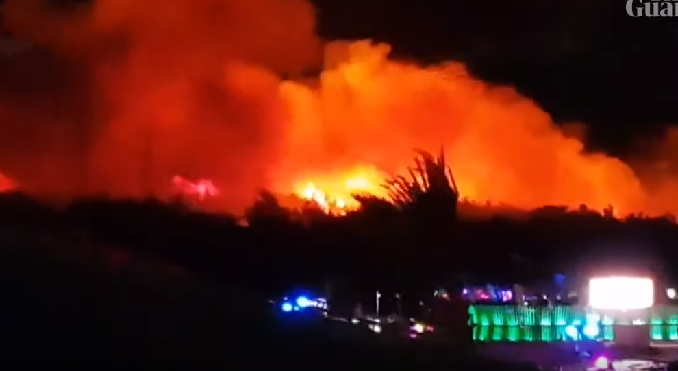 (Video) Παραλίγο τραγωδία σε μουσικό φεστιβάλ στην Κροατία. Φωτιά στο δάσος