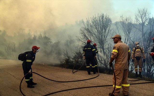 Φωτιά στην Ηλεία - 11 πυροσβέστες στο σημείο