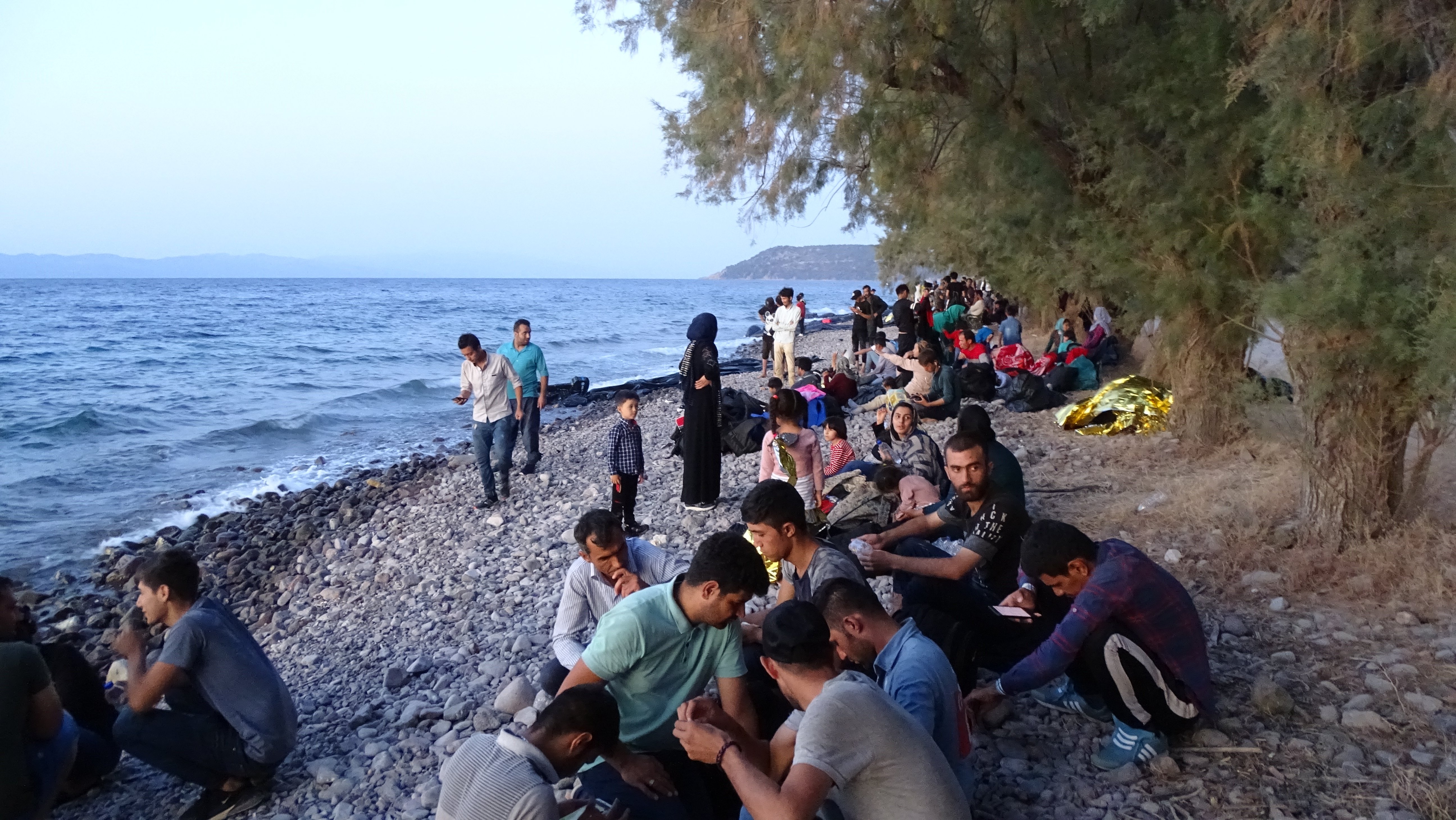 Μυτιλήνη: «Βούλιαξε» το νησί αφού έφτασαν από την Τουρκία 547 μετανάστες