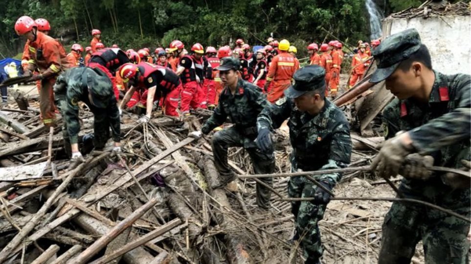 Τουλάχιστον 44 οι νεκροί από τυφώνα στην Κίνα