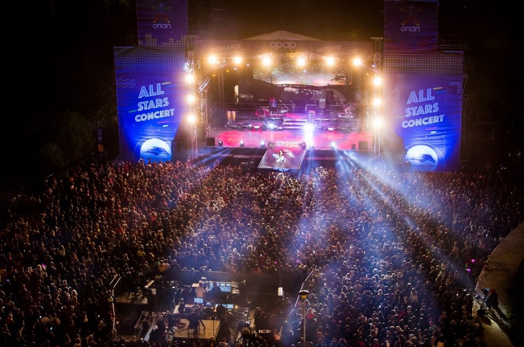 Η μεγάλη συναυλία πολλών αστέρων του ΟΠΑΠ ! Ρουβάς, Παπαρίζου και Φουρέια ξεσήκωσαν τον κόσμο (video)