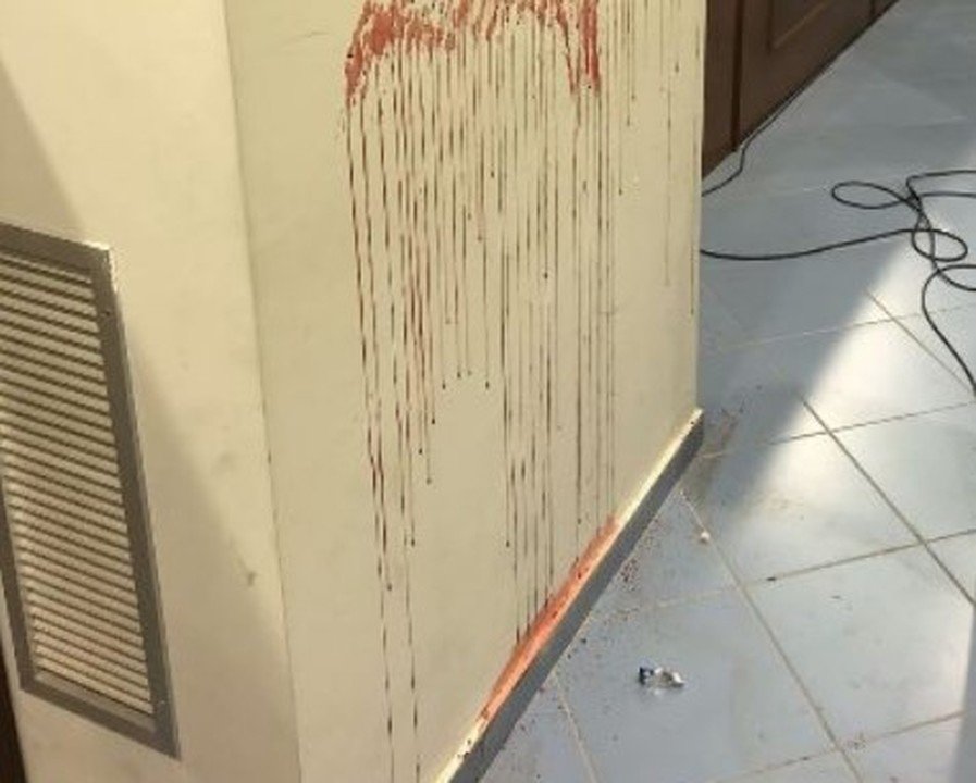 Πρώην δήμαρχος έκανε φλεβοκέντηση και γέμισε με αίμα τοίχους του Δημοτικού Συμβουλίου