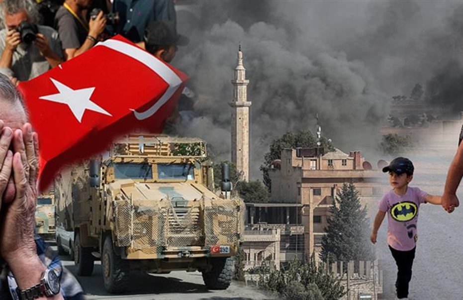 Τουρκική εισβολή στη Συρία: 300 χιλιάδες εκτοπισμένοι μέσα σε 8 μέρες