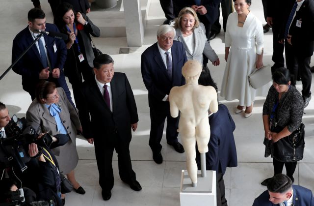 Επίσκεψη στο Μουσείο της Ακρόπολης ο Κινέζος Πρόεδρος