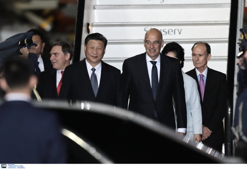 Έφτασε ο πρόεδρος της Κίνας - Σε κεντρικό εστιατόριο γεύμα με τον Μητσοτάκη