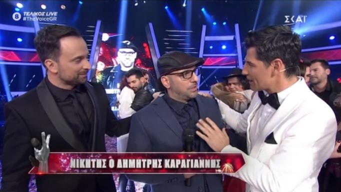 Ο Δημήτρης Καραγιάννης μεγάλος νικητής του Voice
