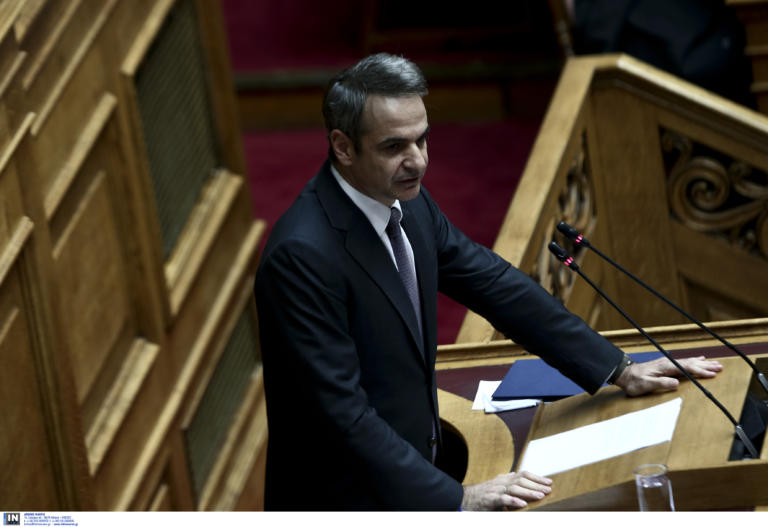Ο Κυριάκος Μητσοτάκης στην Βουλή για τα ελληνοτουρκικά (βίντεο)