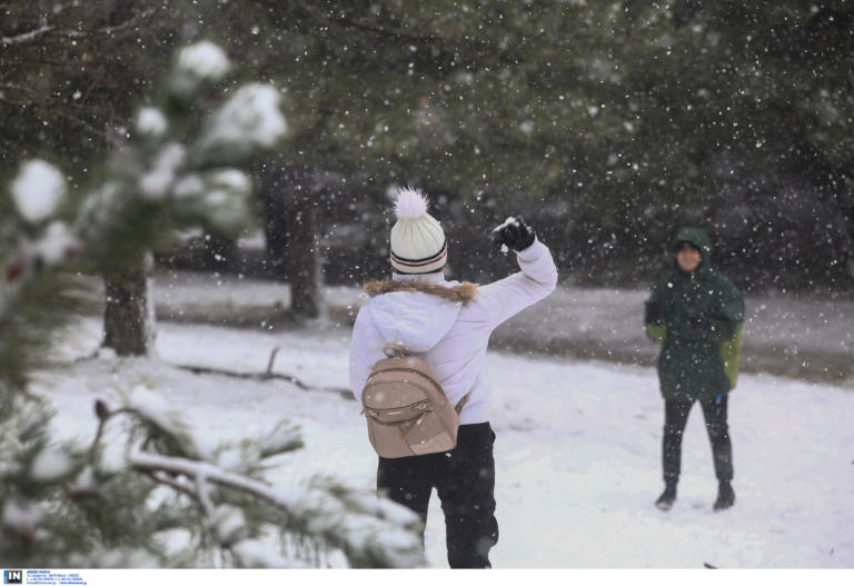 Καιρός: Χιόνια στην Πάρνηθα έφερε η Ζηνοβία!