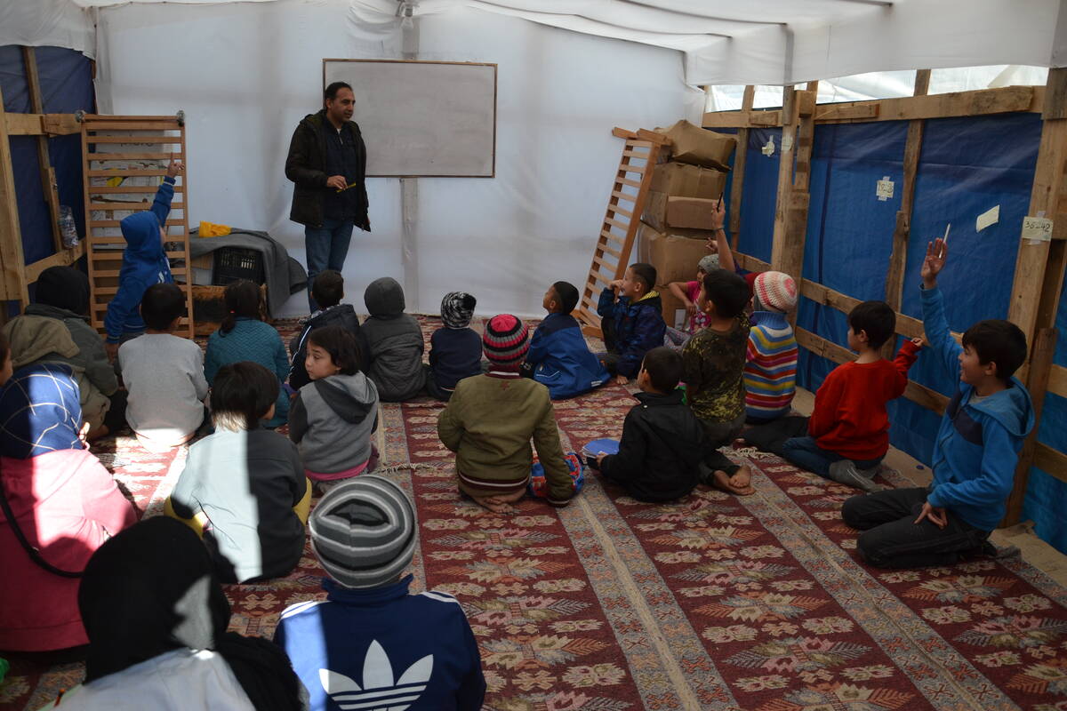 Μυτιλήνη: Το σχολείο των παιδιών του καταυλισμού της Μόριας