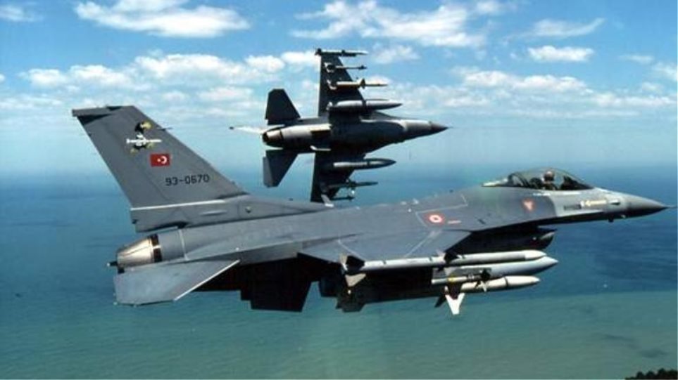 Τούρκικες Υπερπτήσεις  F-16 πάνω από Οινούσσες και Παναγιά