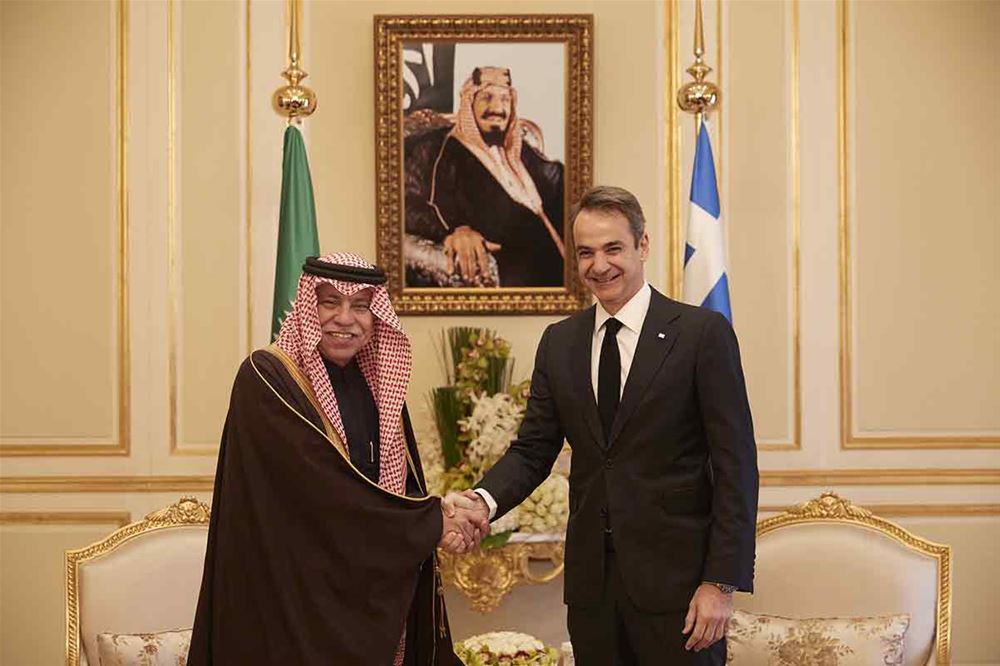 Μητσοτάκης: Συνάντηση με τον βασιλιά της Σαουδικής Αραβίας