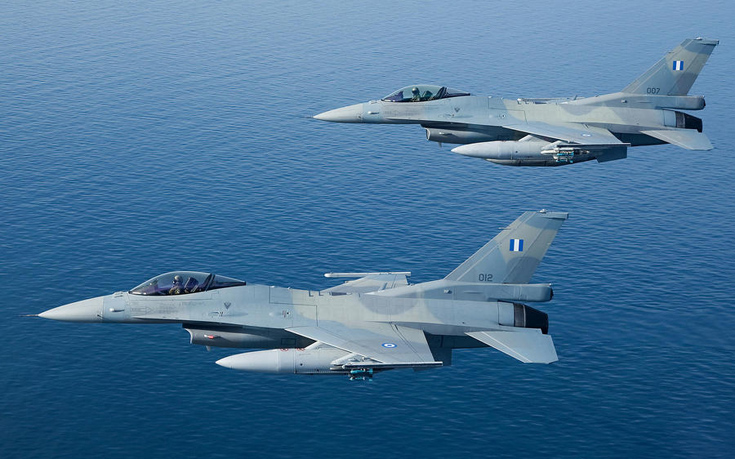 Και οι Τούρκοι τον χαβά τους - Πτήση τουρκικών F-16 πάνω από τoυς Λειψούς