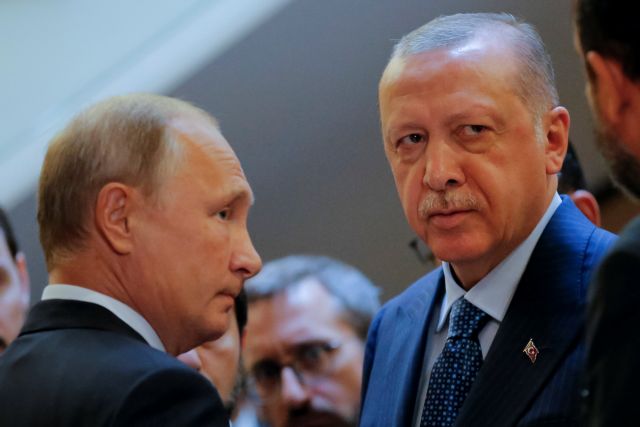 Πούτιν και Ερντογάν μίλησαν τηλεφωνικά για την κατάσταση στην Ιντλίμπ