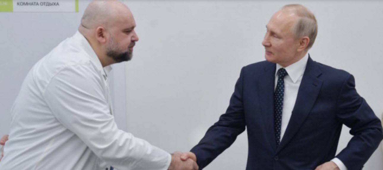 Κορωνοϊός: Ο Δρ. Ντένις Προτσένκο που χαιρέτησε τον Β. Πούτιν ήταν θετικός στον ιό