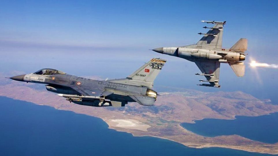 ΤΩΡΑ: Ακραία πρόκληση των τουρκικών F-16
