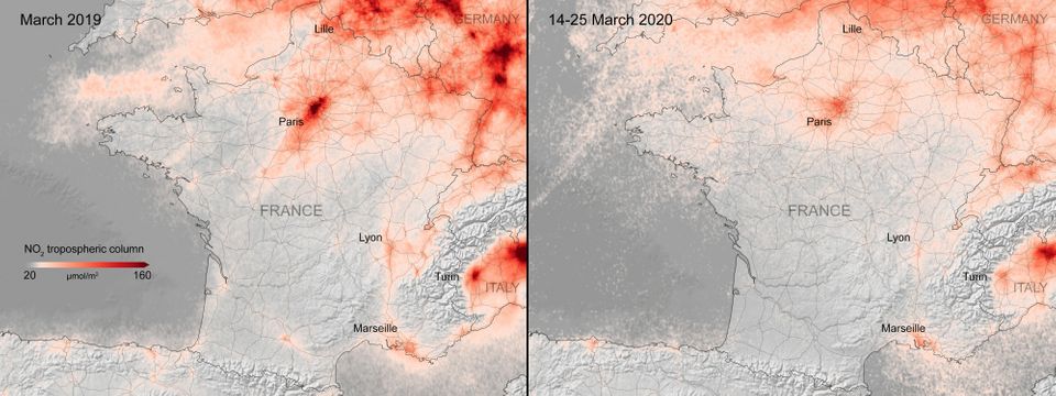 Η ατμοσφαιρική ρύπανση στην Γαλλία