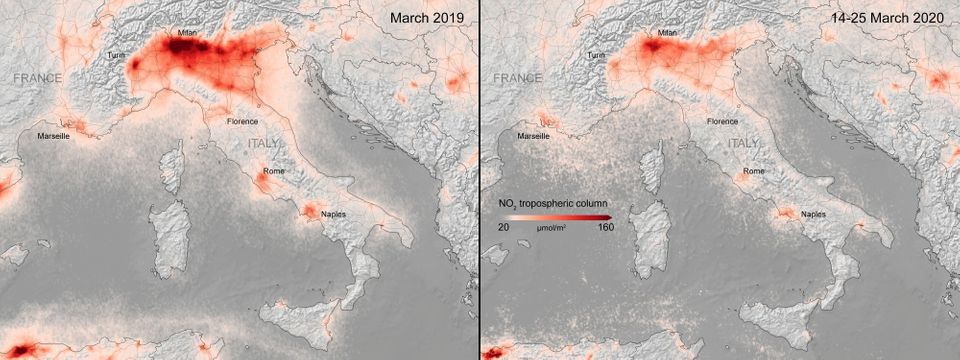Η ατμοσφαιρική ρύπανση στην Ιταλία