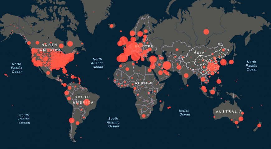 Παγκόσμιος «χάρτης» πανδημίας: 7 νεκροί ανά 1 εκ. στην Ελλάδα