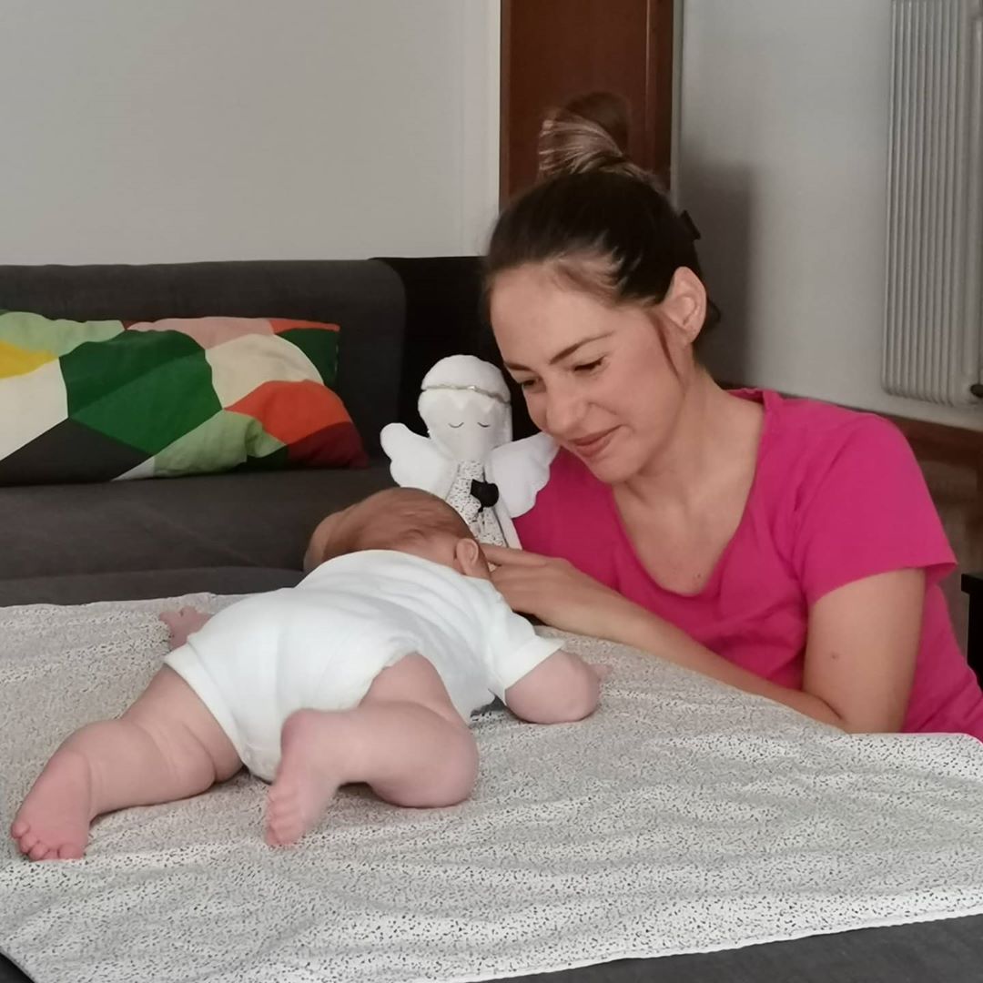 Αλεξάνδρα Ούστα: Με τον τριών μηνών γιο της! (Φωτό)