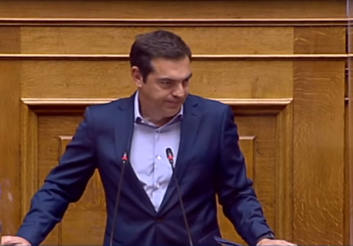 Live Η ομιλία του Αλέξη Τσίπρα στη Βουλή για τις διαδηλώσεις