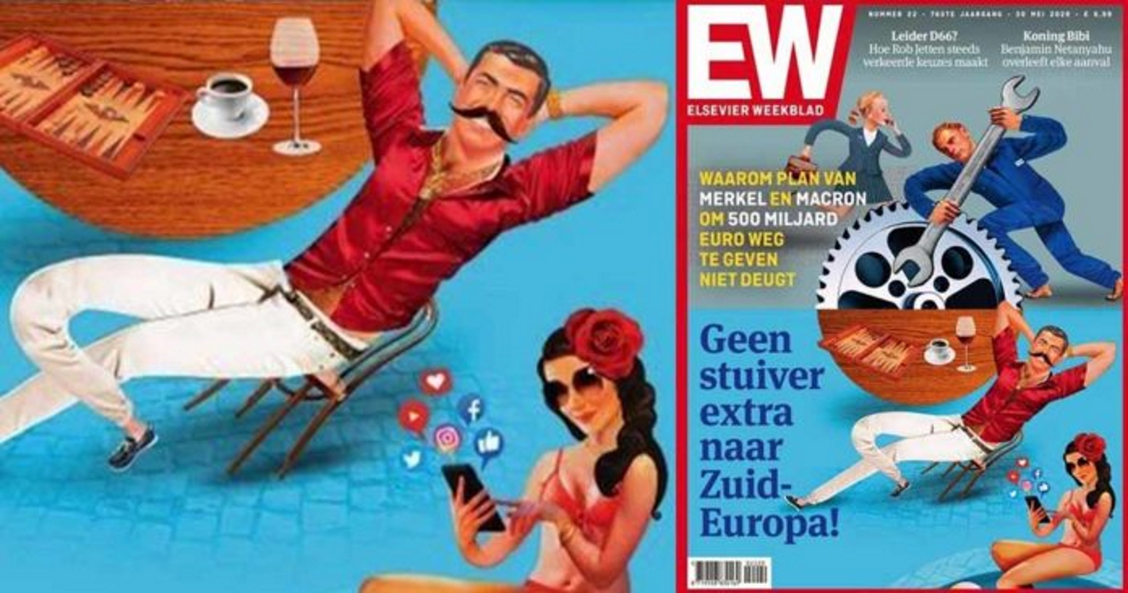 Ολλανδικό περιοδικό αποκαλεί “τεμπέληδες” τους Έλληνες