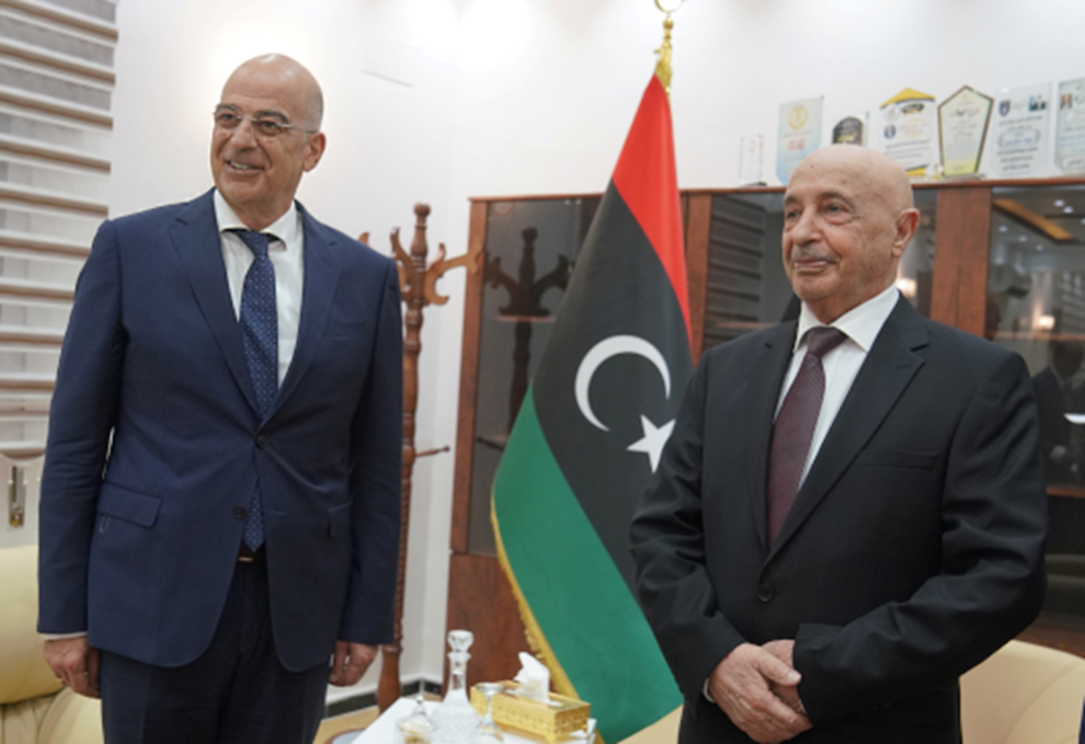 Δένδιας-Λιβύη: Συζητήσεις για νέα συμφωνία ΑΟΖ με βάση το Διεθνές Δίκαιο και ελληνικό προξενείο στην Βεγγάζη