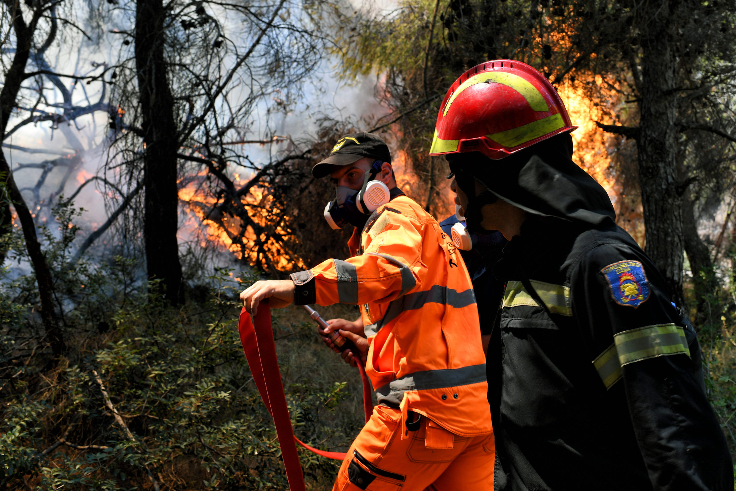 Σε εξέλιξη πυρκαγιά στην Κέρκυρα κοντά σε κατοικημένες περιοχές
