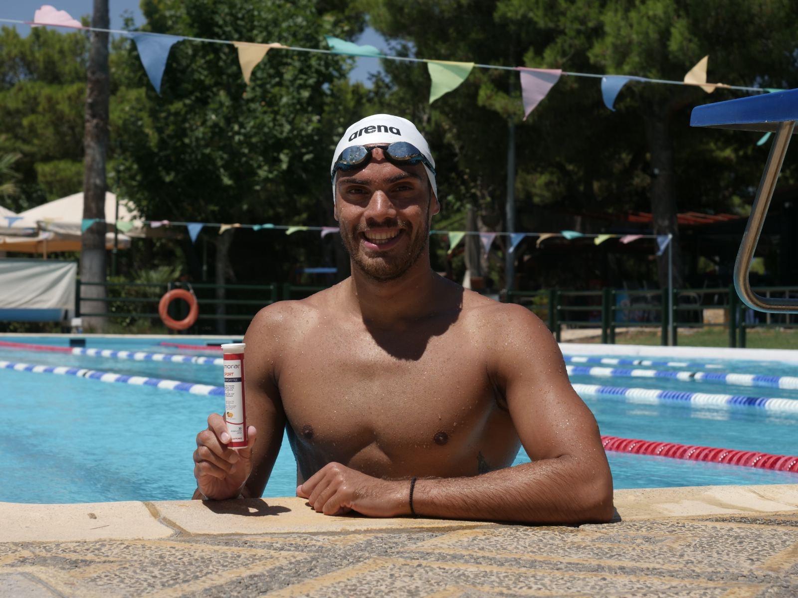 Πρεσβευτής του κορυφαίου εξειδικευμένου συμπληρώματος διατροφής ο Πρωταθλητής κολύμβησης Ανδρέας Βαζαίος