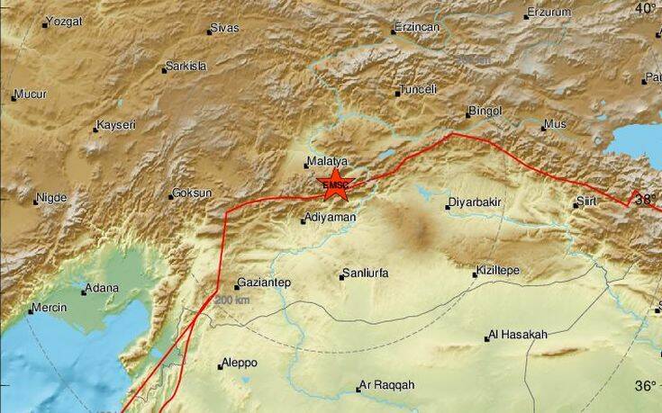 Σεισμός στην Τουρκία -Η δόνηση ήταν επιφανειακή