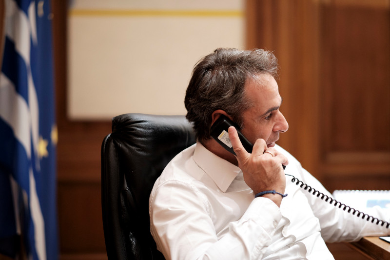 Τηλεφωνική επικοινωνία Μητσοτάκη - Τραμπ για Ανατ. Μεσόγειο