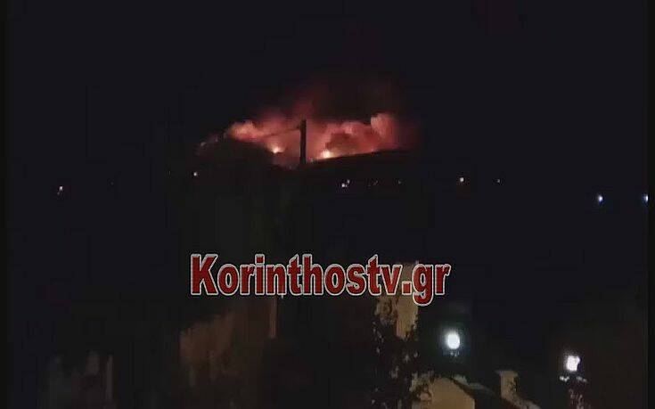 Μεγάλη φωτιά στο Σοφικό Κορινθίας: Εκκενώνονται τρεις οικισμοί κι ένα μοναστήρι