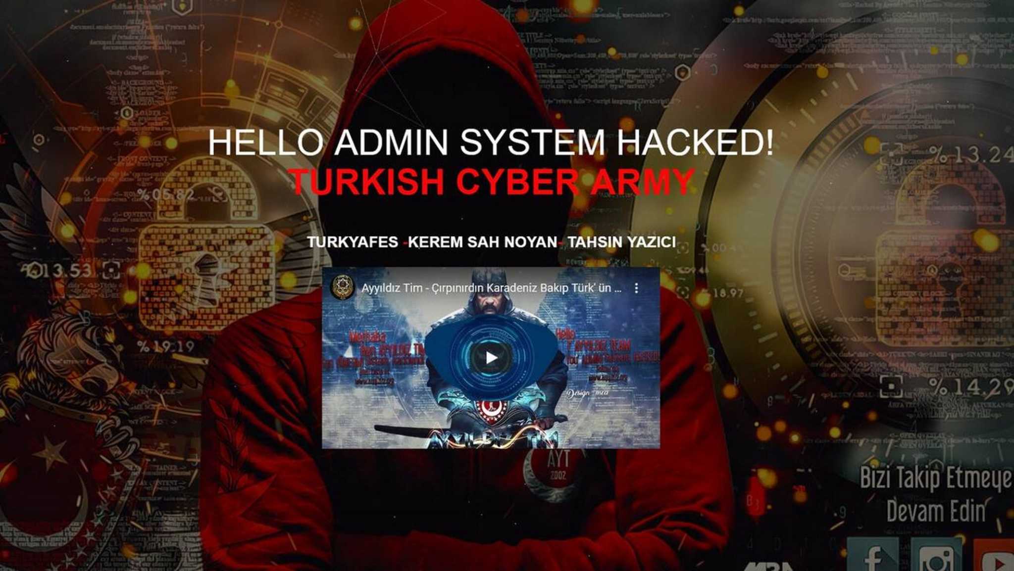 Τούρκοι χάκερς “χτύπησαν” την ιστοσελίδα του ΥΠΕΚΑ-Ανάρτησαν βίντεο στο YouTube
