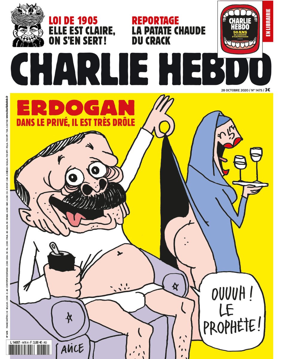 Ο Ερτογάν με τα εσώρουχα εξώφυλλο στο Charlie Hebdo