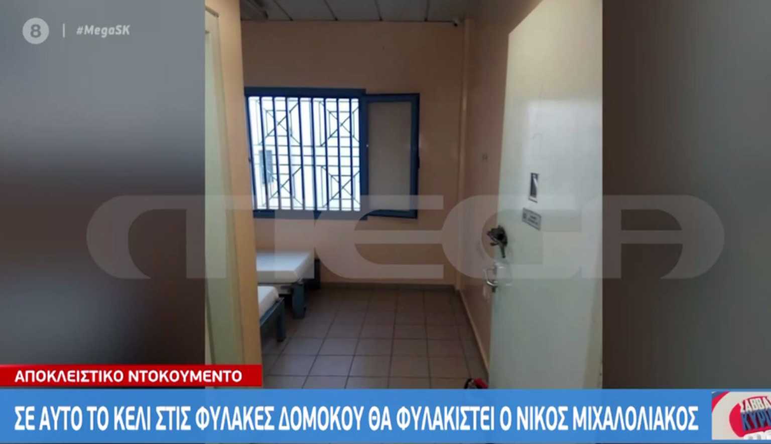 Νίκος Μιχαλολιάκος: Δείτε  το κελί που θα φυλακιστεί