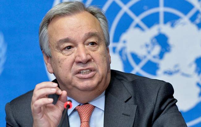 Γ, Γ. ΟΗΕ, Α. Γκουτέρες :«Τα Ηνωμένα Έθνη δεν στέκονται μόνο πλάι σας. Τα Ηνωμένα Έθνη ανήκουν σε εσάς και είναι εσείς»