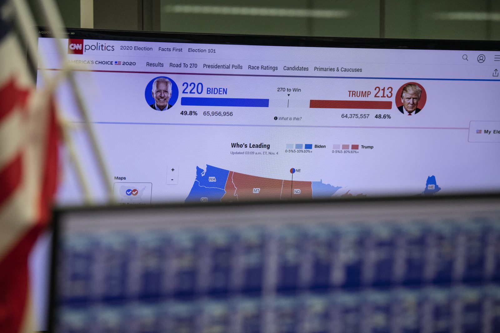 Βλάβη στο λογισμικό της καταμέτρησης ψήφων στο Μίσιγκαν βρήκαν οι Ρεμπουπλικάνοι