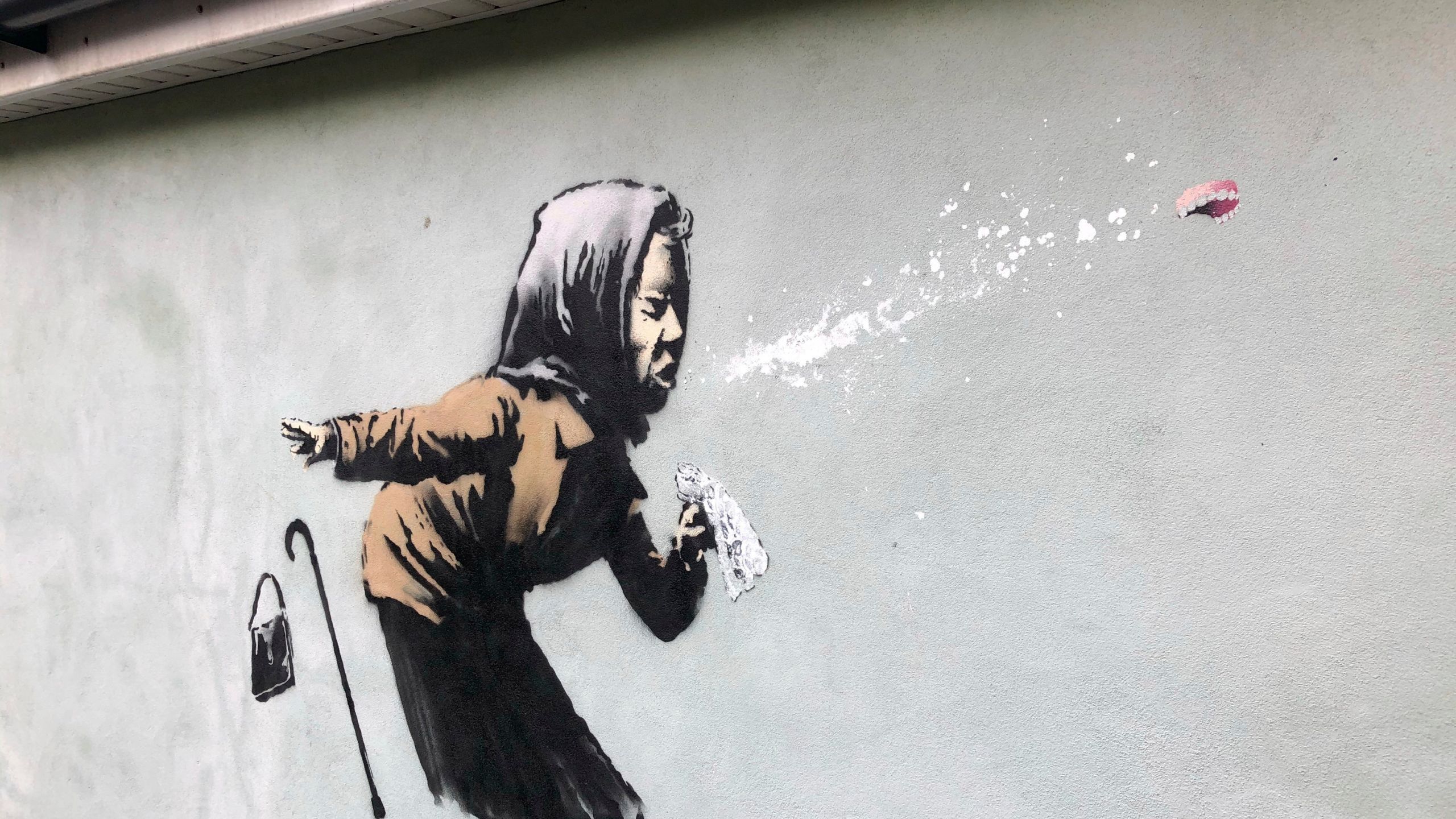Προς πώληση σπίτι που φέρει έργο του Banksy