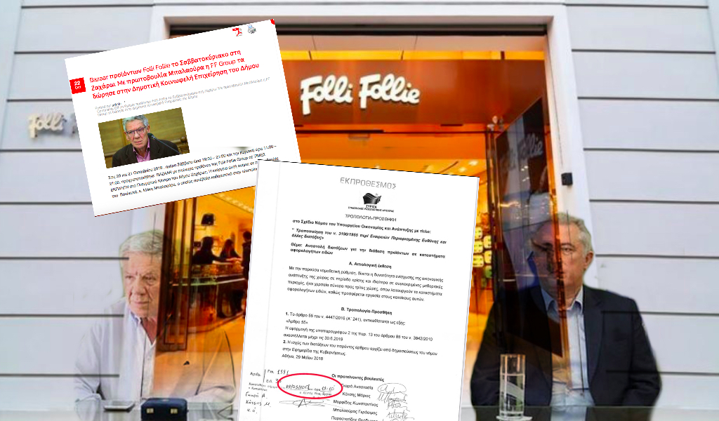 Folli-Follie: Τα "δωράκια" στον Μπαλαούρα και τα "ρουσφέτια" του βουλευτή