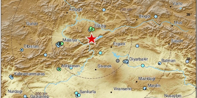Ισχυρός σεισμός 5,3 Ρίχτερ στην ανατολική Τουρκία