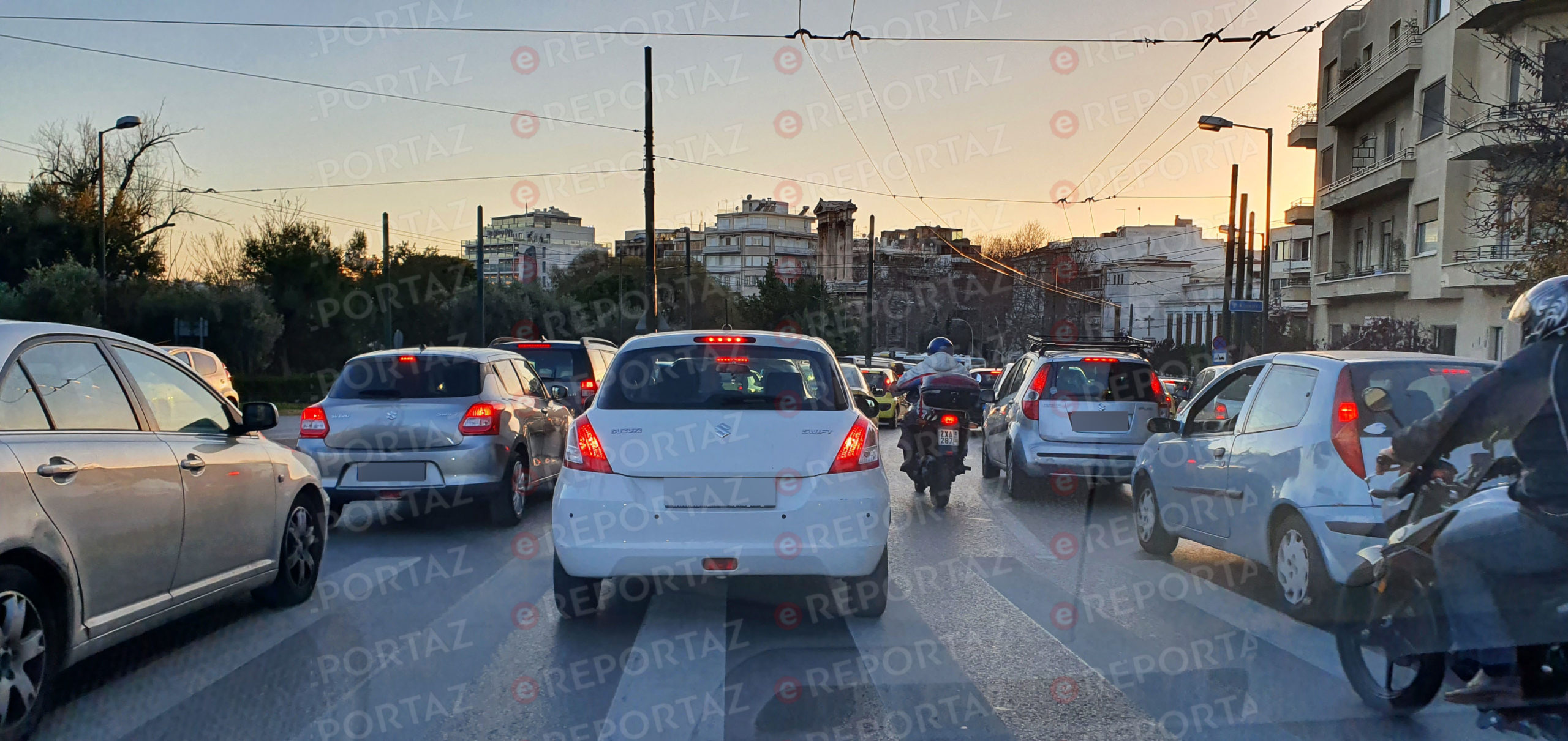 Κυκλοφοριακές ρυθμίσεις στο κέντρο της Αθήνας λόγω Μέρκελ