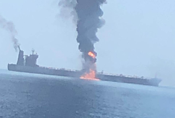 To Ιράν καταγγέλει δολιοφθορά  στο εμπορικό του πλοίο στην Μεσόγειο