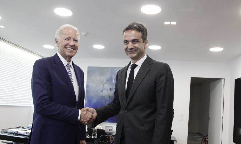 Συνομιλία Μπάιντεν-Μητσοτάκη. Ελλάδα και ΗΠΑ, στρατηγικοί εταίροι για την ασφάλεια και την ευημερία στην Αν. Μεσόγειο