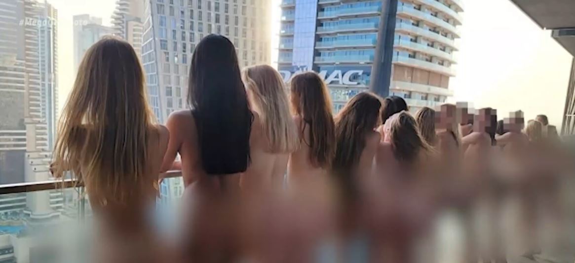 Ποιες είναι οι γυμνές γυναίκες στο μπαλκόνι ουρανοξύστη στο Ντουμπάι